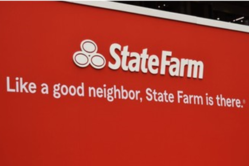 State Farm advertisement with tagline.