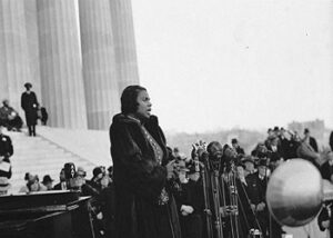 Marion Anderson on the Mall