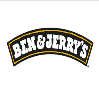Ben & Jerry's logo on white background